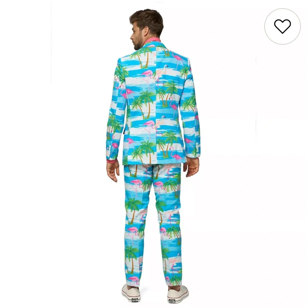 OppoSuits Flamingo mens suit US 36